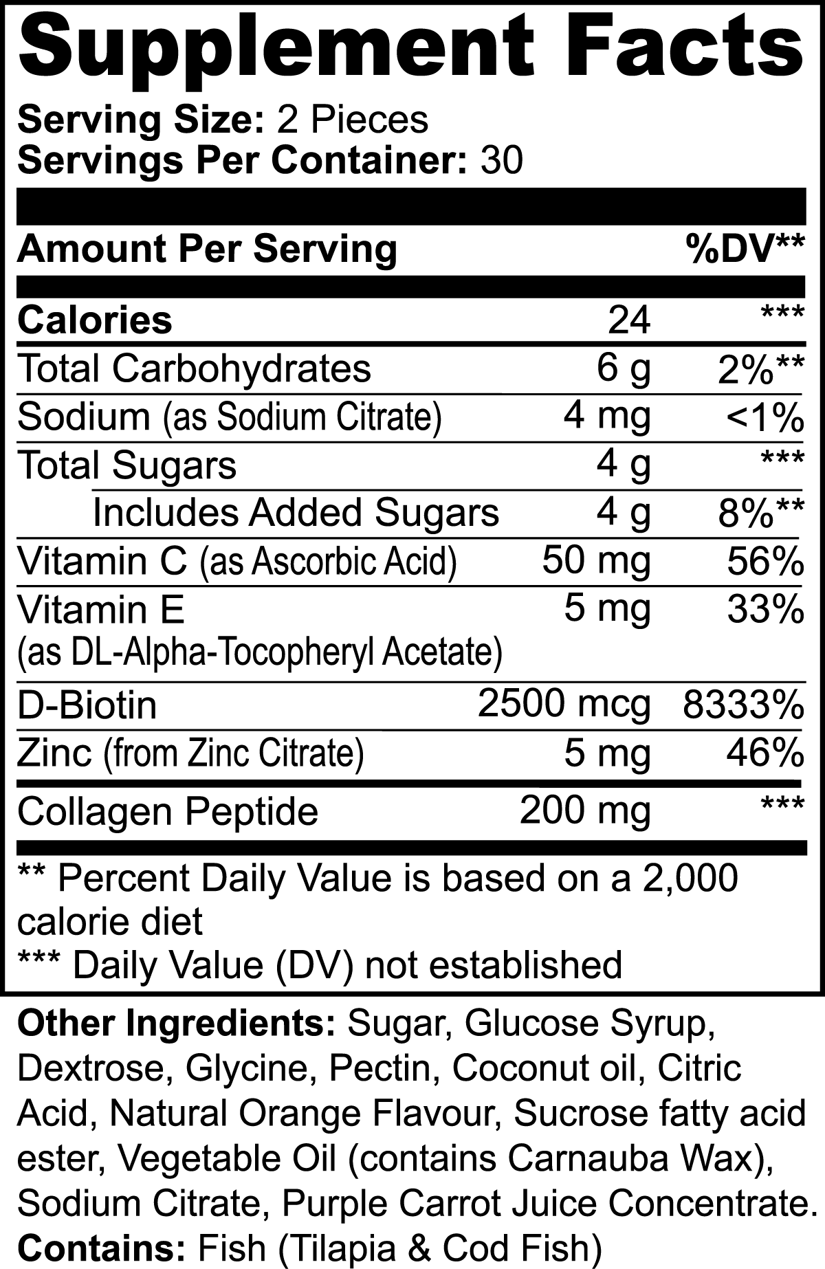 Collagen Gummies - Orange